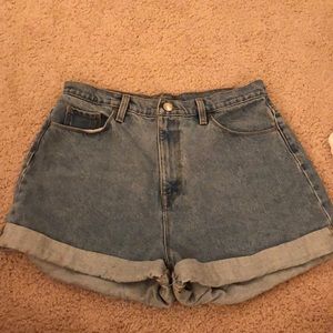 Mom high rise shorts
